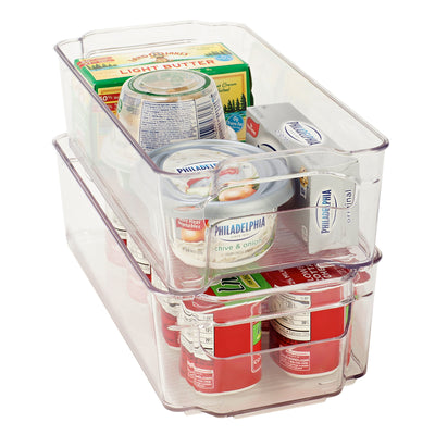 1 of 4:Detalles de cocina Organizador de estante mediano para refrigerador 