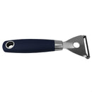3 of 4:Home Basics Meridian Stainless Steel Horizontal Vegetable Peeler, Indigo 