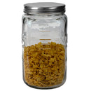 3 of 4:Home Basics 153.6 oz. X-Large  Glass Mason Canister Jar, Clear 