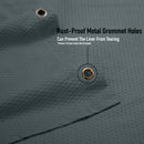 4 of 4:Bath Bliss Microfiber Soft Touch Diamond Design Shower Curtain Liner in Charcoal 