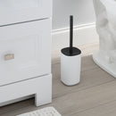 3 of 4:Brosse WC et support Bath Bliss bicolores, noir et blanc 