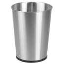 1 of 4:Poubelle Home Basics en acier inoxydable à couvercle ouvert de 8 litres (9,5