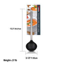 3 of 4:Louche à soupe en acier inoxydable Home Basics Vista Collection 