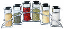 2 of 5:Home Basics Glass & Chrome Spice Rack 