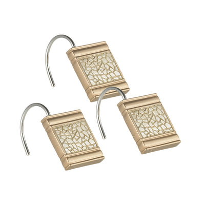 1 of 9:Sinatra Complete Bath Ensemble Decor Set, Champagne-Gold, All Sold Separately 