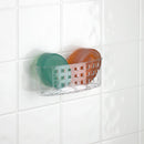 4 of 4:Cesta de baño compacta con ventosa Bath Bliss 
