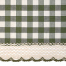 3 of 3:Buffalo Check Window Curtain Tier Pair - 58x24 - Sage 