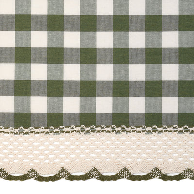 3 of 3:Buffalo Check Window Curtain Tier Pair - 58x24 - Sage 