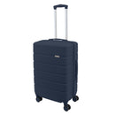 5 of 9:G-Force 3 Piece Expandable Rolling Luggage Set in Navy 3 Piece Set Includes Sizes 20