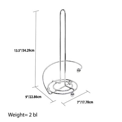 6 of 6:Porte-essuie-tout en acier chromé Home Basics Wire Collection, chrome 