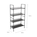 4 of 4:Estante independiente de 4 niveles Neu Home en color espresso 