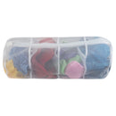 1 of 5:Sunbeam 4 Compartment Micro Mesh Wash Bag, White 