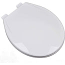 1 of 1:Plumbing Technologies Plastic Slow Close Toilet Seat, White, Standard Round 