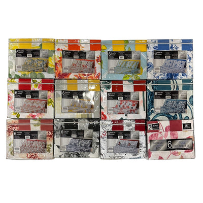 3 of 8:Parure de draps en microfibre infroissable PREMIUS Supreme Collection, imprimés assortis 