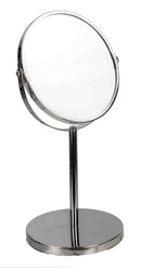 1 of 3:Miroir double face Home Basics en acier chromé, argenté 