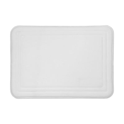 1 of 12:Elle Border Soft Non-Slip Memory Foam Bath Mat, 17x24 Inches 