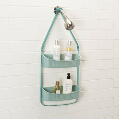 4 of 4:Carrito de ducha convertible de 2 vías Bath Bliss en cristal marino 