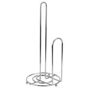4 of 6:Home Basics Chrome Collection Free Standing Paper Towel Holder with Easy-Tear Arm, 