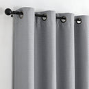 17 of 24:Yola Blackout Textured Jacquard Grommet Window Panel, 52x84 Inches 