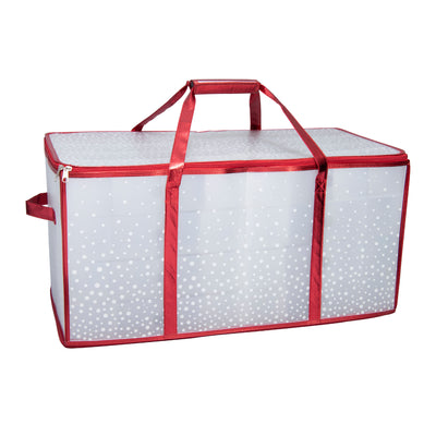 1 of 4:Organiseur de rangement Simplify pour 128 ornements, rouge 