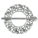 1 of 2:Floral Vines Decorative One Pair Window Curtain Tieback, Silver 