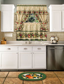 3 of 3:Ensemble de rideaux de fenêtre Apple Orchard Cottage - 57 x 24 - Antique 