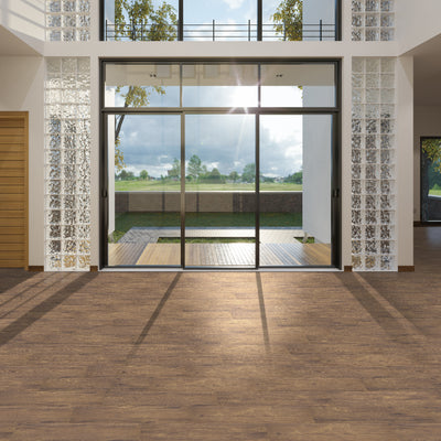 2 of 2:Sterling Saddle 6x36 1.2mm Self Adhesive Vinyl Floor Planks - 10 Planks/15 sq. ft. 