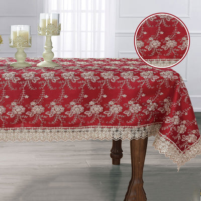 1 of 14:Mantel bordado floral Gloria 