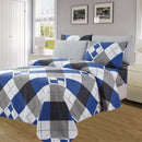 2 of 4:Essentials Bright 4 & 6 Piece Printed Wrinkle-Free Sheet Set, Urban Grid 