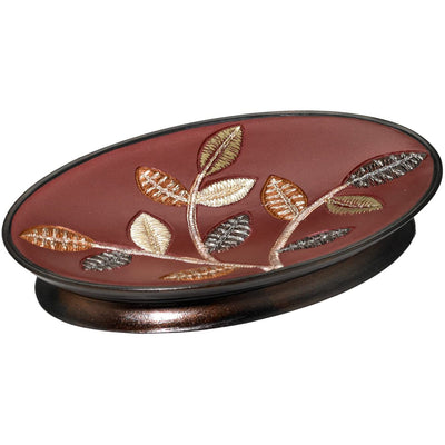 5 of 8:Aubury Complete Bath Ensemble Decor Set, Burgundy, All Sold Separately 