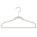 2 of 4:Simplify Kids 25 Pack Velvet Hangers in White 