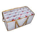 2 of 4:Simplify 128 Count Ornament Storage Organizer in Gold 
