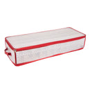 1 of 4:Simplify 80 Count Ornament Storage Organizer in Red 