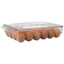 1 of 4:Home Basics Stackable 24 Compartment BPA Free Plastic  Extra Large Egg Holder Storage Tray with Lid, Clear 