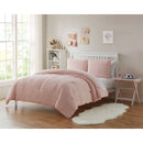 2 of 4:Parure de lit Tahari pour enfants, couette et taies d'oreiller, poids moyen, en seersucker 