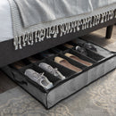 3 of 4:Coffre de rangement Simplify pour 12 paires de chaussures sous le lit, noir 