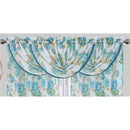 7 of 17:Yeldez Floral Foil Sheer Rod Pocket Window Panel and Valance Treatment, All Sold Separately 