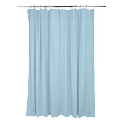 1 of 4:Bath Bliss Heavy Grommet Shower Liner in Blue 