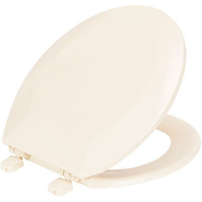 9 of 14:PREMIUS Beveled Plastic Toilet Seat, Standard Round, 17 Inches 