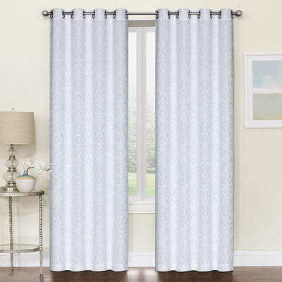 6 of 6:Astoria Jacquard Grommet Window Panel, 54x84 Inches 
