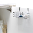 4 of 4:Detalles de cocina Organizador pequeño sobre el gabinete en cromo 