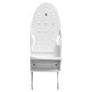 3 of 4:Home Basics Wall Mount Ironing Board with Built-In Accessory Hooks, White 