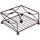 1 of 10:Home Basics Arbor Collection Flat Napkin Holder with Weighted Pivoting Arm, Oil Rubbed Bronze 