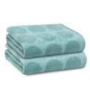 1 of 40:PREMIUS 2 Pack Circles 100% Cotton Yarn Dyed Hand Towel, 16x28 Inches 