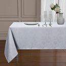 7 of 14:Diamond Jacquard Design Spill Proof Tablecloth 