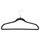 2 of 4:Lot de 25 cintres fins en velours noir Simplify 