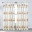 7 of 8:Panneau de fenêtre brodé floral Toulin avec cantonnière et support, 54 x 84 pouces 