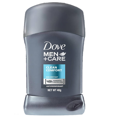 1 of 1:Dove Men+Care Clean Comfort Antiperspirant Stick, 48 Hour Powerful Protection, 1.7 Ounce 