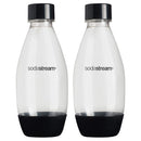1 of 6:Bouteille fine gazéifiée SodaStream 0,5 L, lot de 2, noire 