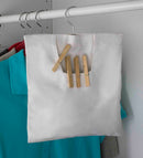 1 of 2:Bolsa para pinzas de ropa de lona Sunbeam con gancho de acero resistente 